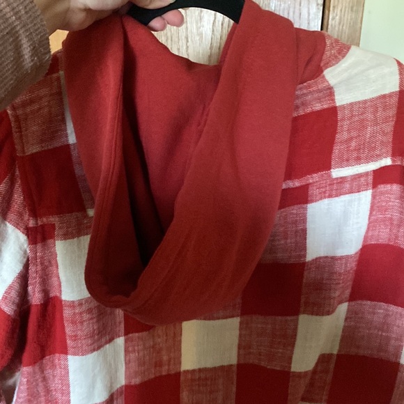 Flannel hoodie - Picture 3 of 3